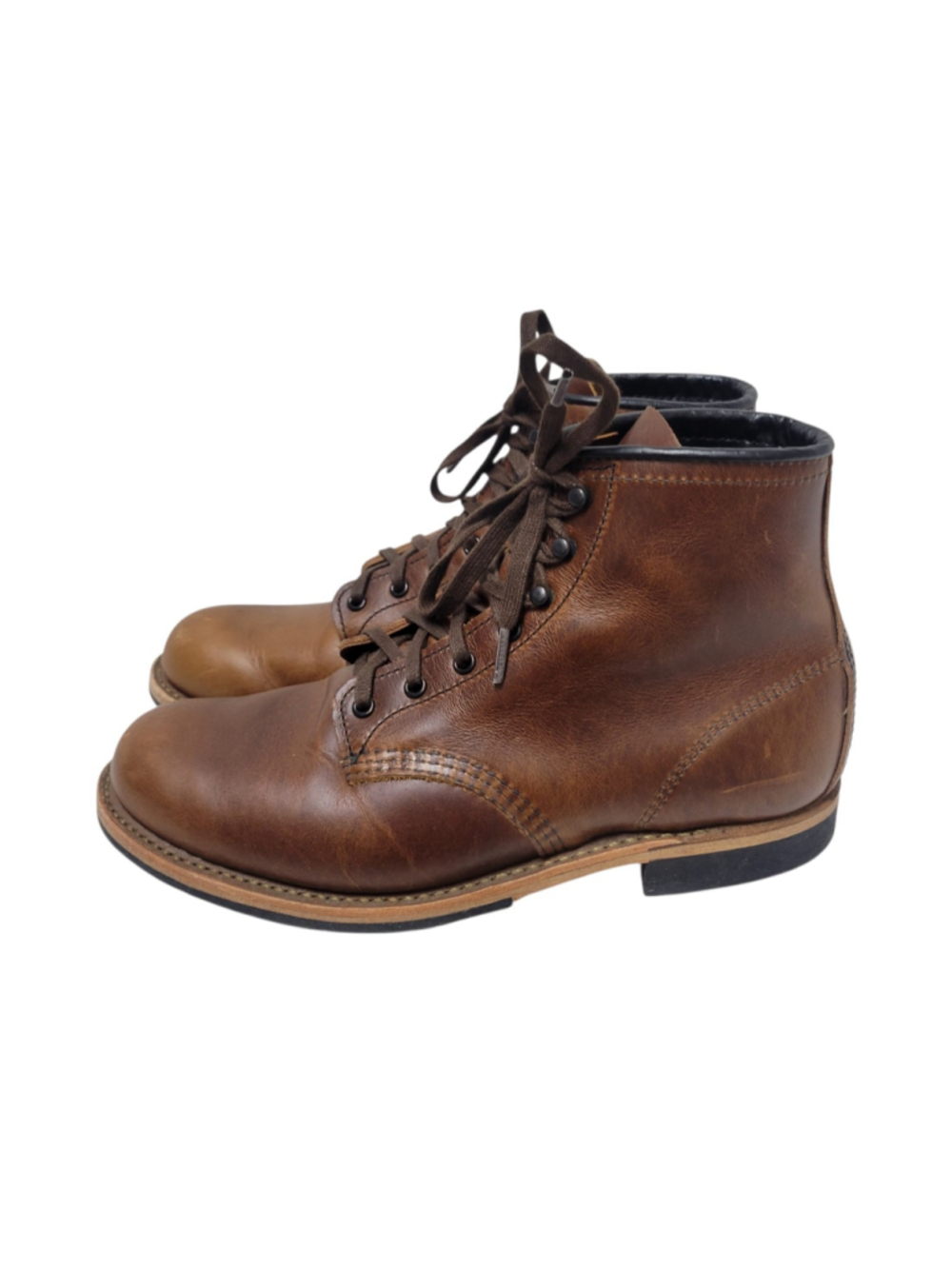 Red Wing Shoes 6" Beckman 9422 Round Toe Genuine Leather Lace-Up Boots 7.5D Men - Picture 4 of 11